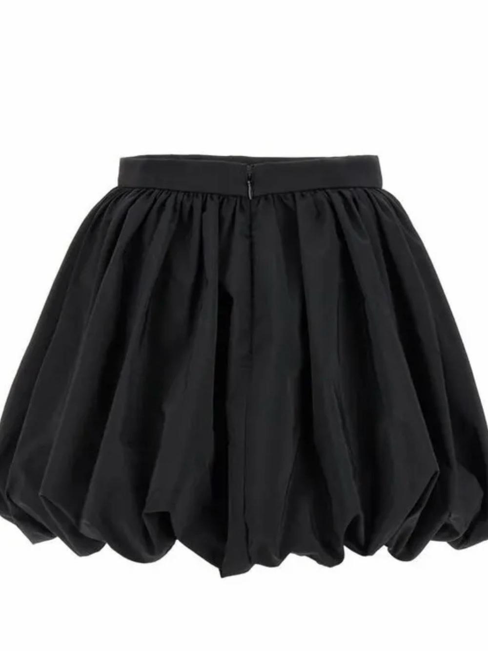 The Andamane Womens Baloon Skirt Black Mini Cotton Size 40 Small